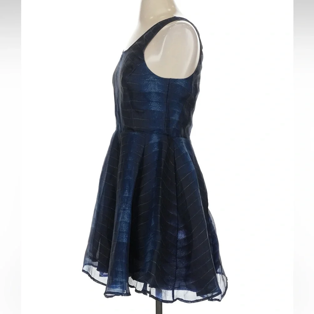 Felder Felder Couture Luxurious 100% Silk Tulle Runway Mini Dress Size 8 UK 4 US